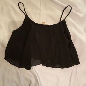 black crop top